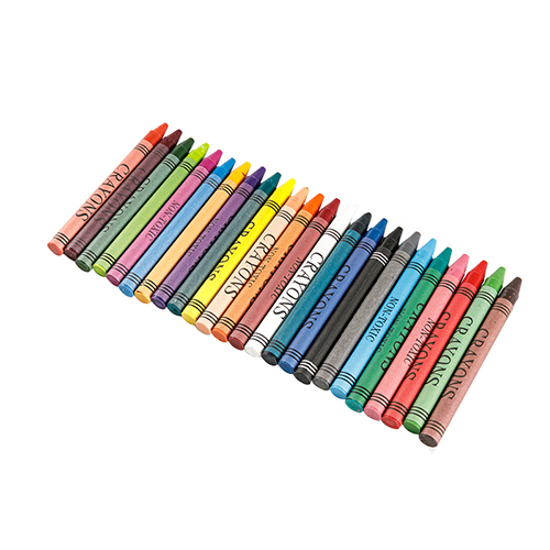 La différence entre le bâton de peinture à l'huile et les crayons.