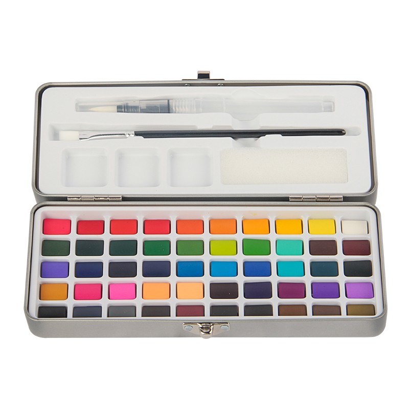 Ensemble de peinture aquarelle 50 couleurs